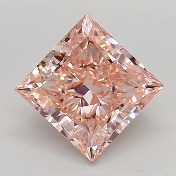 2.23 Ct. Fancy Vivid  Pink Princess Lab Grown Diamond