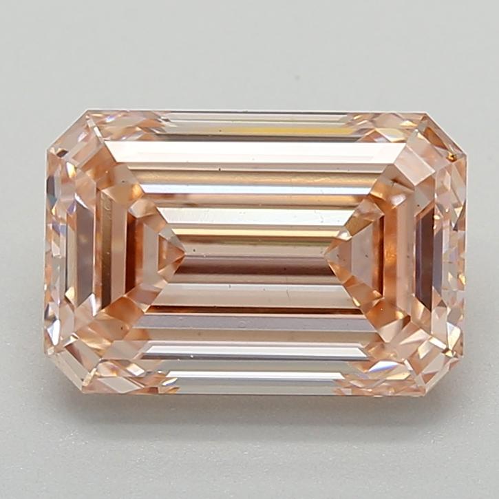 2.03 Ct. Fancy Intense  Orange Emerald Lab Grown Diamond