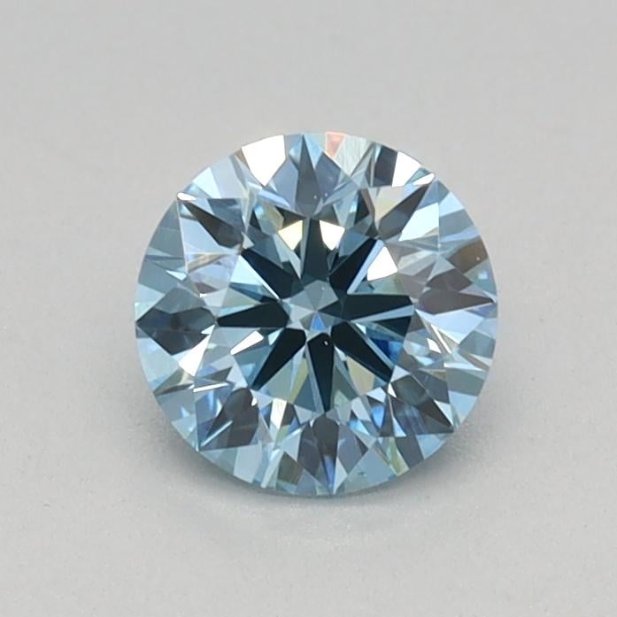0.43 Ct. Fancy Vivid Blue Round Lab Grown Diamond