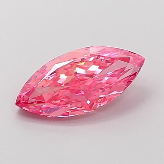 1.36 Ct. Fancy Vivid Pink Marquise Lab Grown Diamond