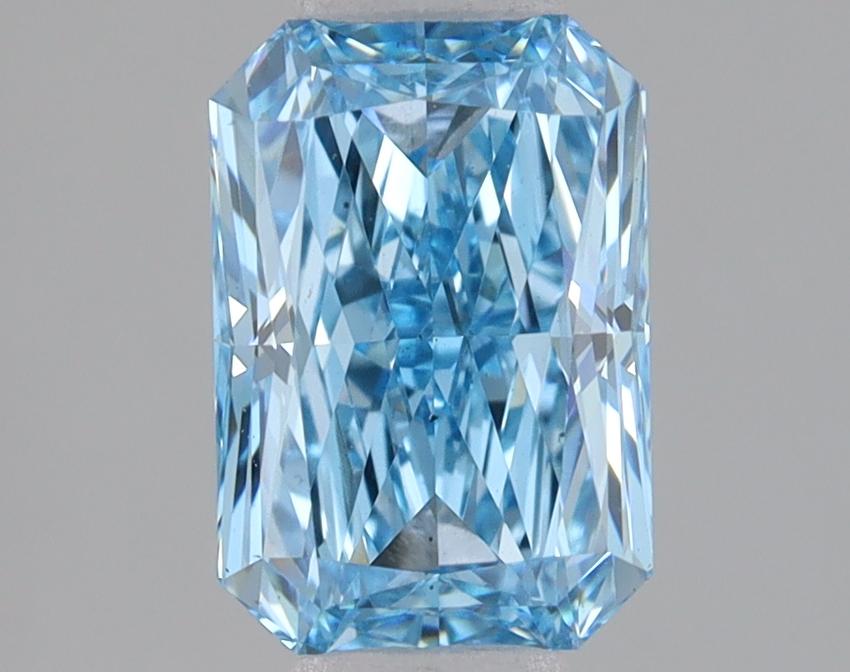 1.50 Ct. Fancy Vivid Blue Radiant Lab Grown Diamond