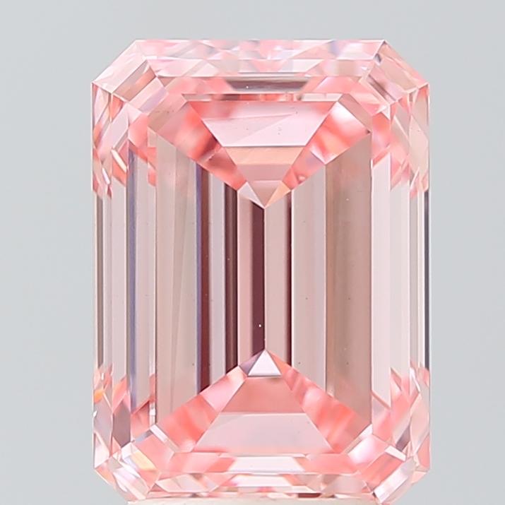 3.59 Ct. Fancy Intense Pink Emerald Lab Grown Diamond