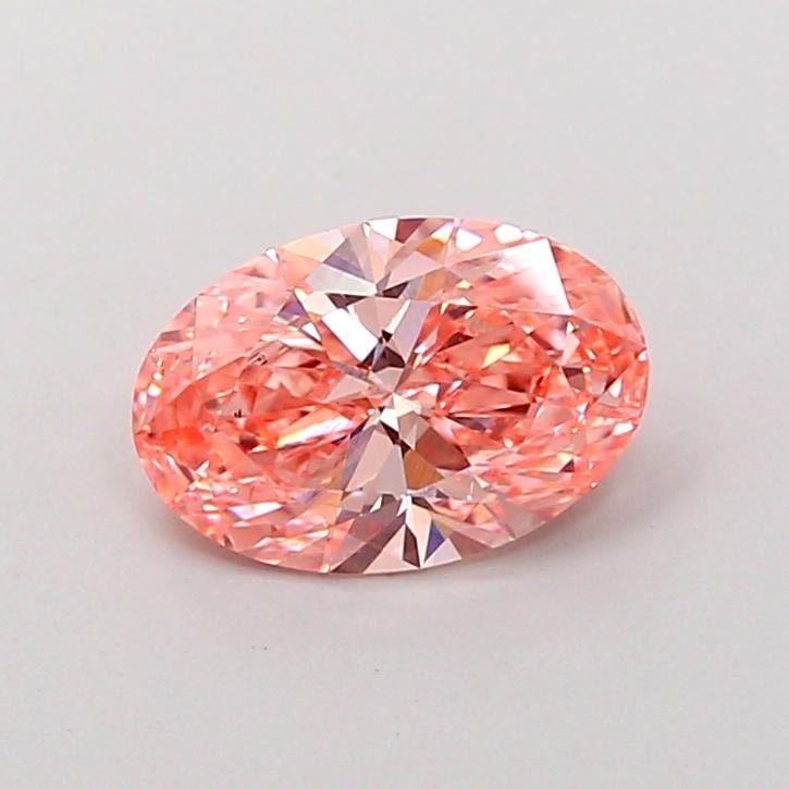 1.03 Ct. Fancy Vivid Pink Oval Lab Grown Diamond