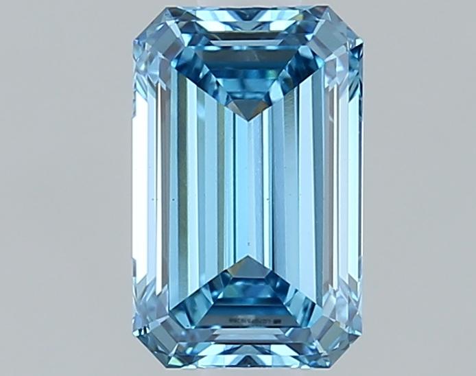 1.02 Ct. Fancy Vivid Blue Emerald Lab Grown Diamond