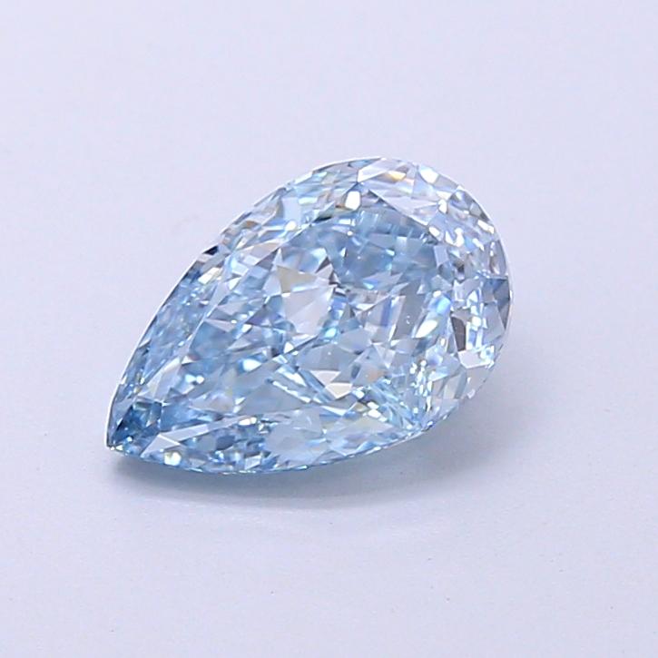 1.53 Ct. Fancy Vivid  Blue Pear Lab Grown Diamond