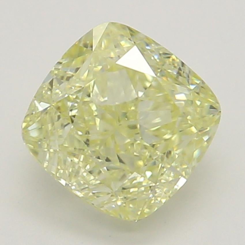 0.71 Ct. Fancy Yellow Cushion Diamond