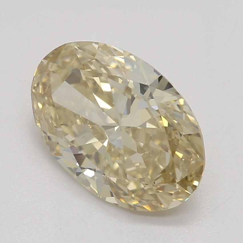 1.00 Ct. Fancy Yellow-Brown Oval Diamond