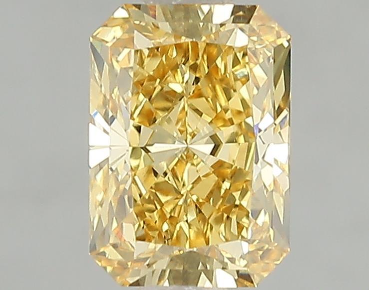 1.55 Ct. Fancy Vivid Yellow Radiant Lab Grown Diamond