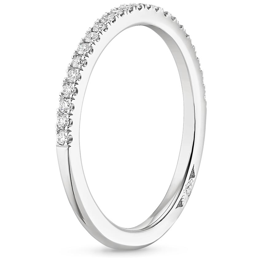 18K White Gold Simply Tacori Diamond Ring (1/5 ct. tw.), large side view