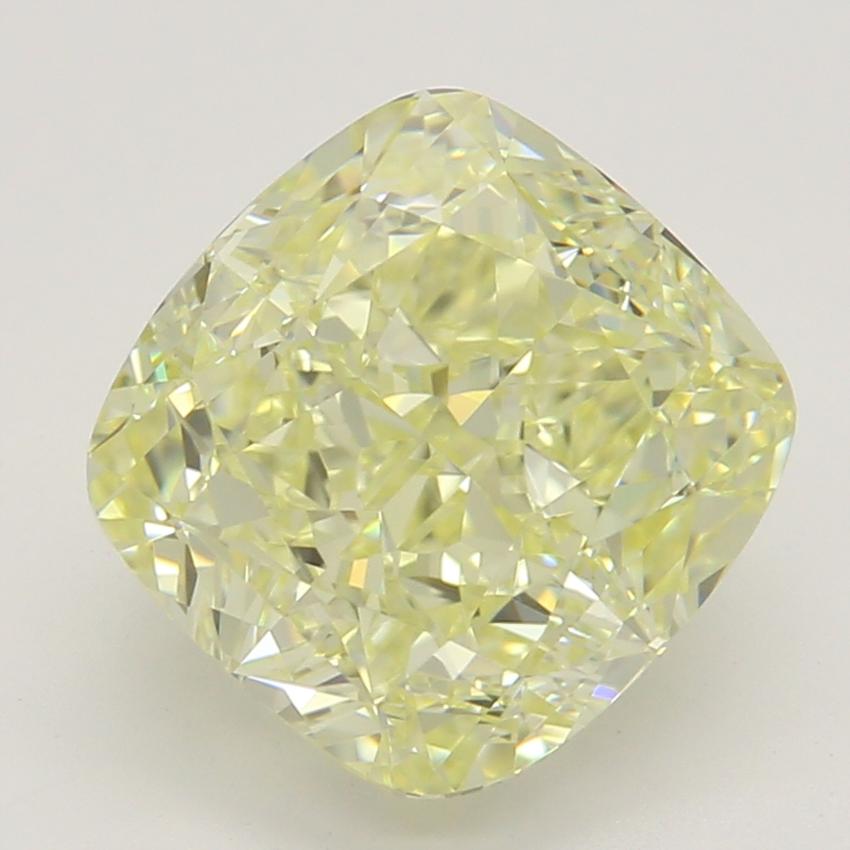 2.14 Ct. Fancy Light Yellow Cushion Diamond