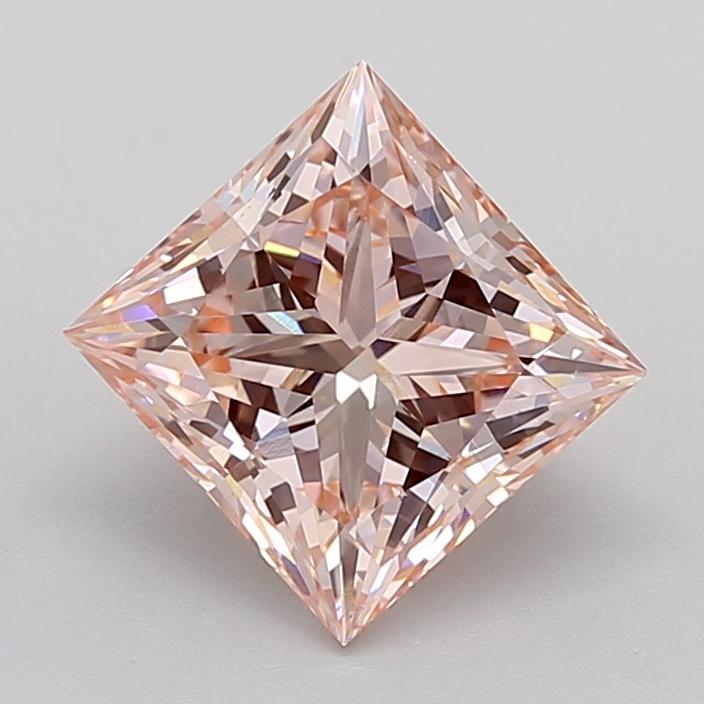 3.04 Ct. Fancy Intense  Pink Princess Lab Grown Diamond