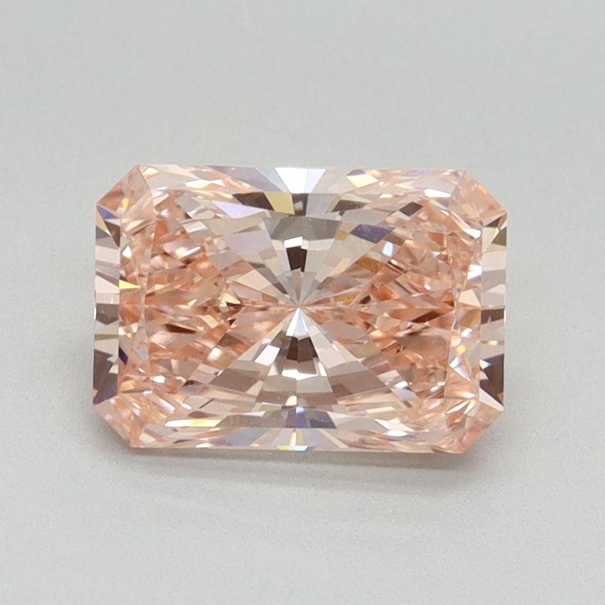 1.53 Ct. Fancy Intense Pink Radiant Lab Grown Diamond