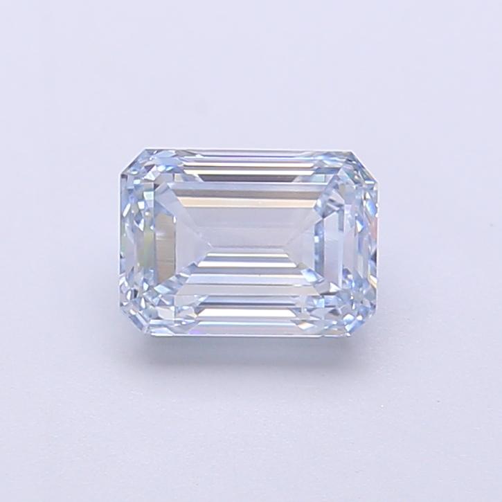 1.02 Ct. Fancy Intense  Blue Emerald Lab Grown Diamond