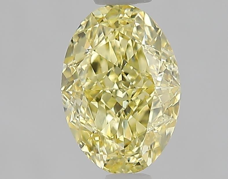 1.54 Ct. Fancy Intense  Yellow Oval Lab Grown Diamond