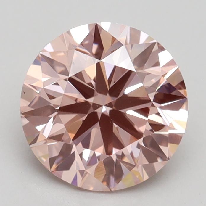 1.70 Ct. Fancy Intense Pink Round Lab Grown Diamond