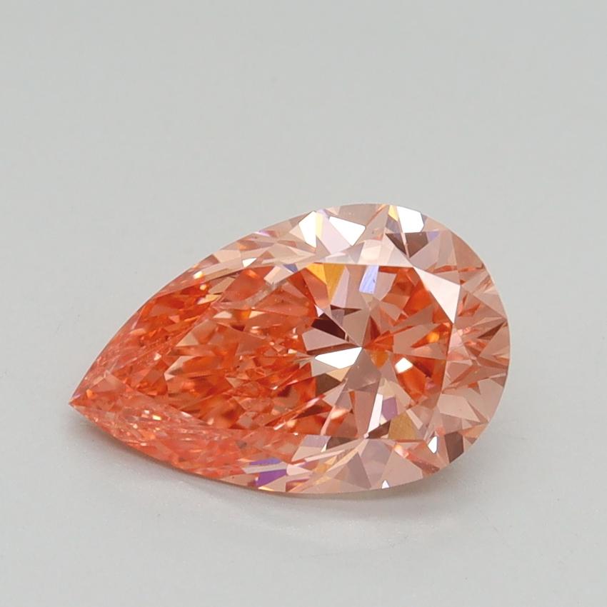 1.51 Ct. Fancy Vivid Pink Pear Lab Grown Diamond