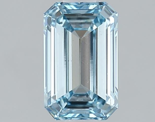 1.05 Ct. Fancy Intense Blue Emerald Lab Grown Diamond