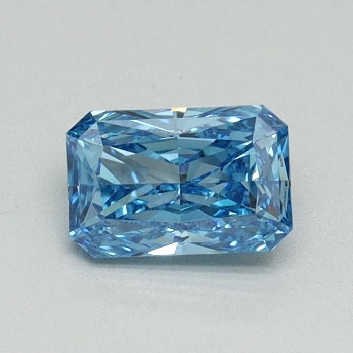 0.56 Ct. Fancy Vivid Blue Radiant Lab Grown Diamond