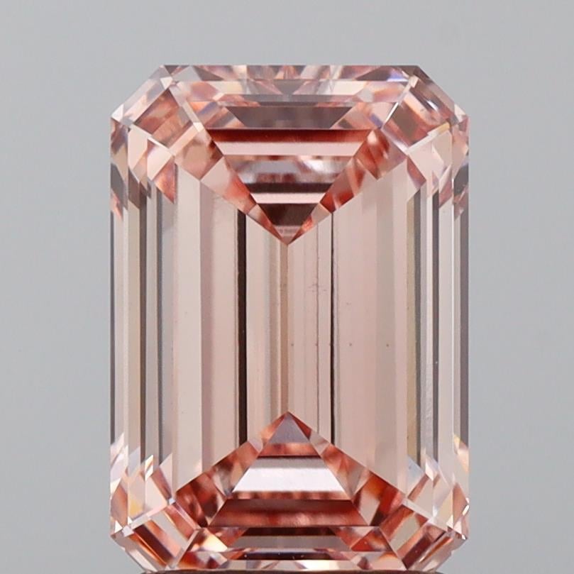 2.05 Ct. Fancy Intense  Pink Emerald Lab Grown Diamond