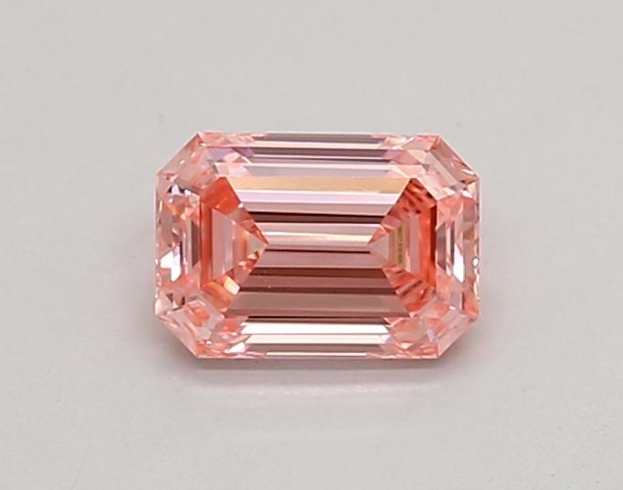 0.56 Ct. Fancy Vivid Pink Emerald Lab Grown Diamond