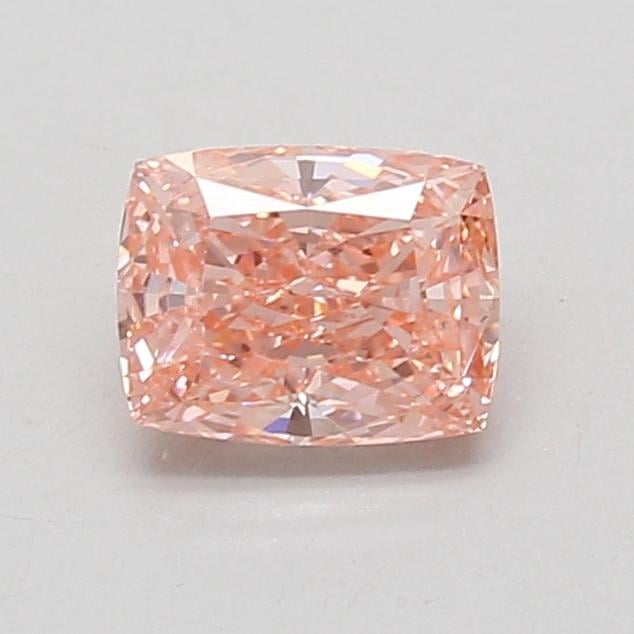 1.07 Ct. Fancy Vivid Pink Cushion Lab Grown Diamond