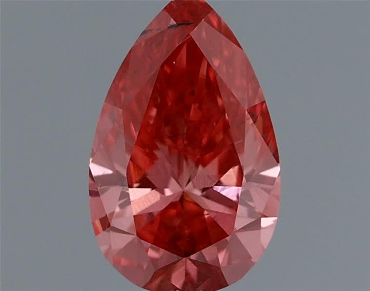 0.37 Ct. Fancy Vivid Pink Pear Lab Grown Diamond