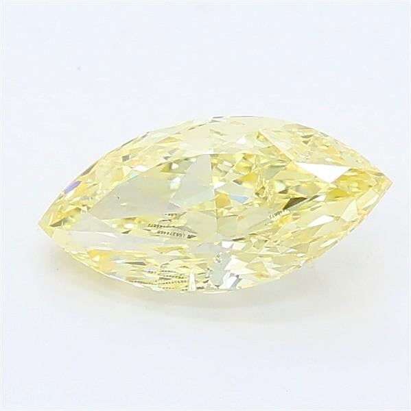 0.82 Ct. Fancy Intense Yellow Marquise Lab Grown Diamond
