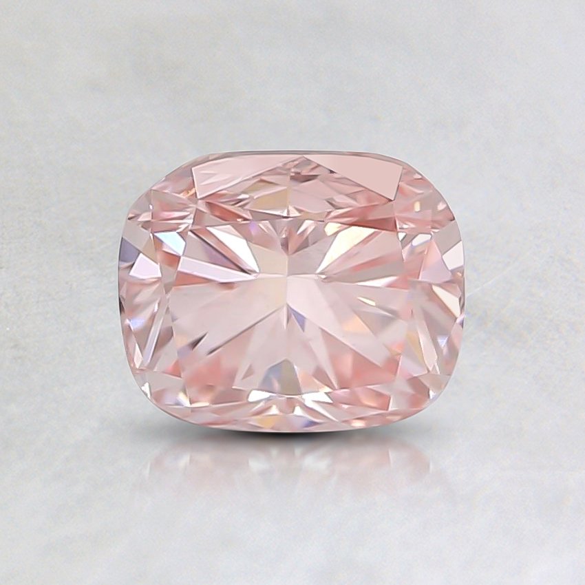 0.72 Ct. Fancy Light Pink Cushion Lab Grown Diamond