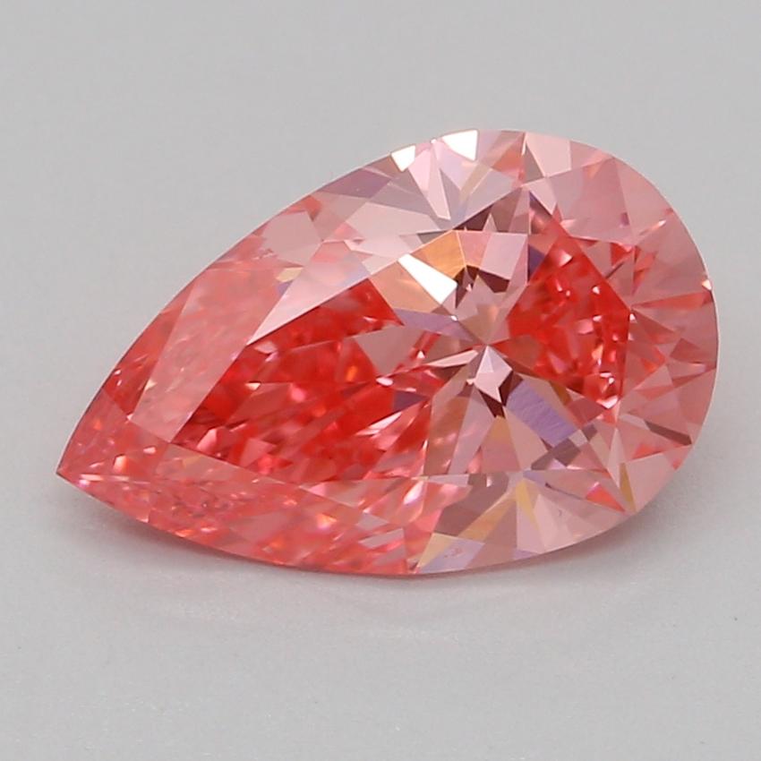 1.05 Ct. Fancy Vivid Pink Pear Lab Grown Diamond