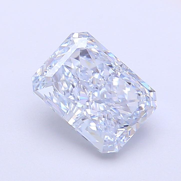 1.76 Ct. Fancy Light Blue Radiant Lab Grown Diamond