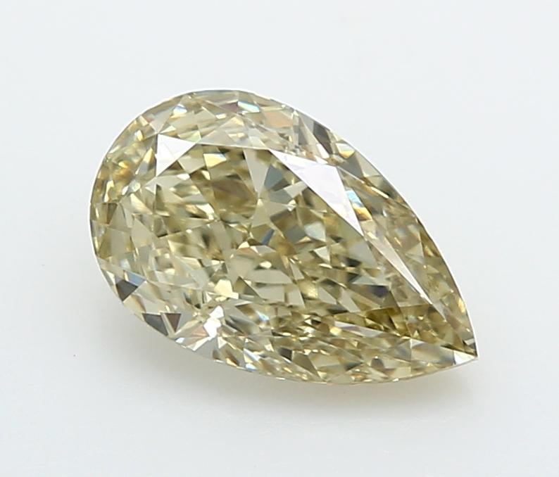 2.06 Ct. Fancy Light  Yellow Pear Lab Grown Diamond
