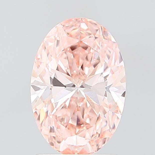 1.83 Ct. Fancy Intense Orangy Pink Oval Lab Grown Diamond