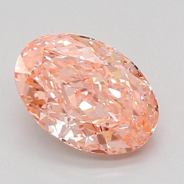 1.56 Ct. Fancy Vivid Pink Oval Lab Grown Diamond