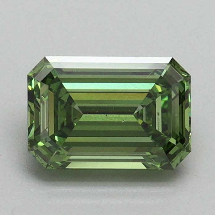 1.07 Ct. Fancy Vivid Green Emerald Lab Grown Diamond