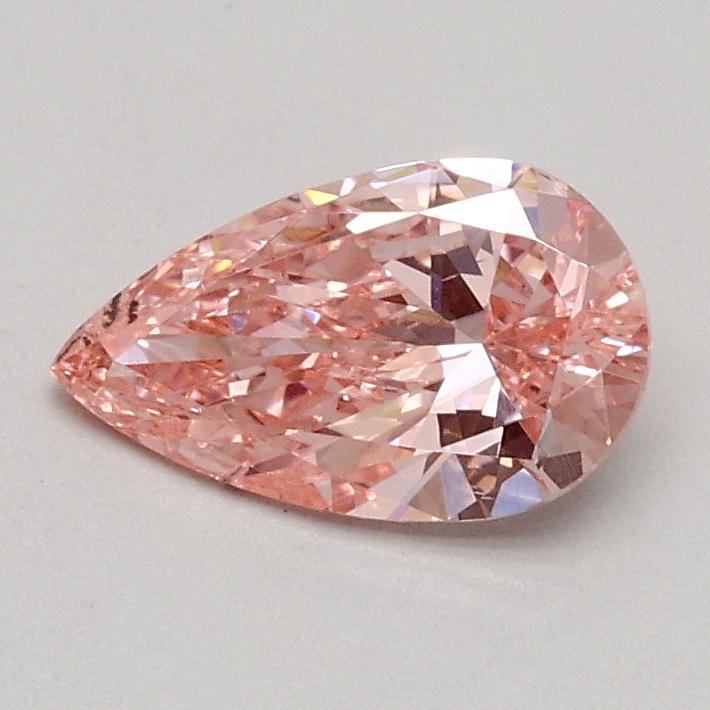 0.50 Ct. Fancy Intense Pink Pear Lab Grown Diamond