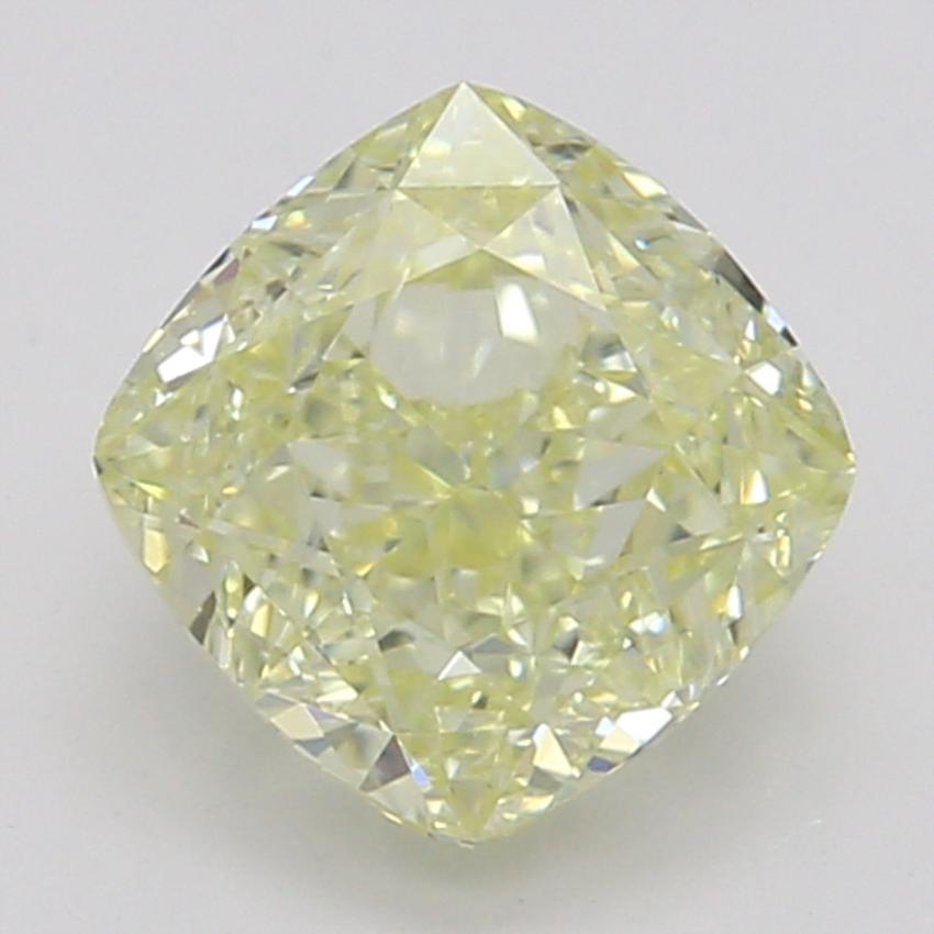 0.71 Ct. Fancy Yellow Cushion Diamond
