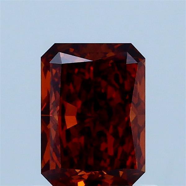 0.90 Ct. Fancy Vivid Orange Radiant Lab Grown Diamond