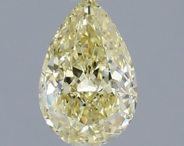 1.06 Ct. Fancy Intense Yellow Pear Lab Grown Diamond