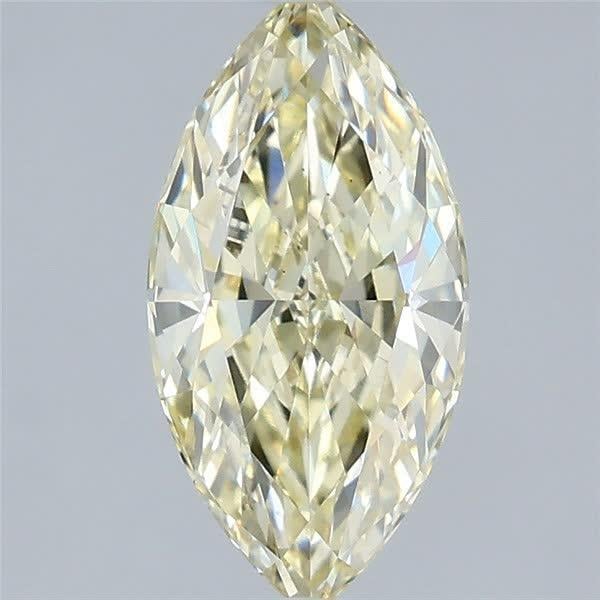 1.58 Ct. Fancy Light Yellow Marquise Lab Grown Diamond