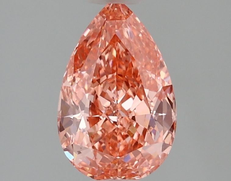 1.5 Ct. Fancy Vivid Pink Pear Lab Grown Diamond