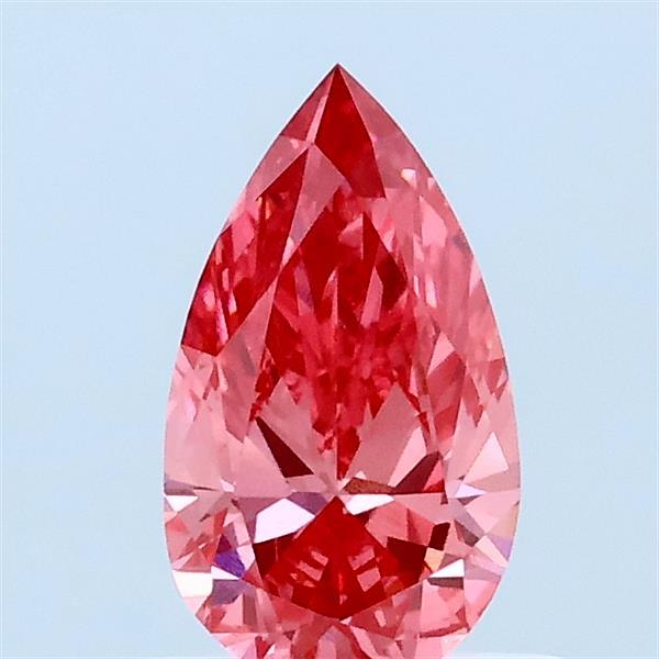 0.65 Ct. Fancy Vivid Pink Pear Lab Grown Diamond