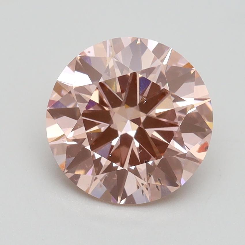 1.83 Ct. Fancy Intense Pink Round Lab Grown Diamond