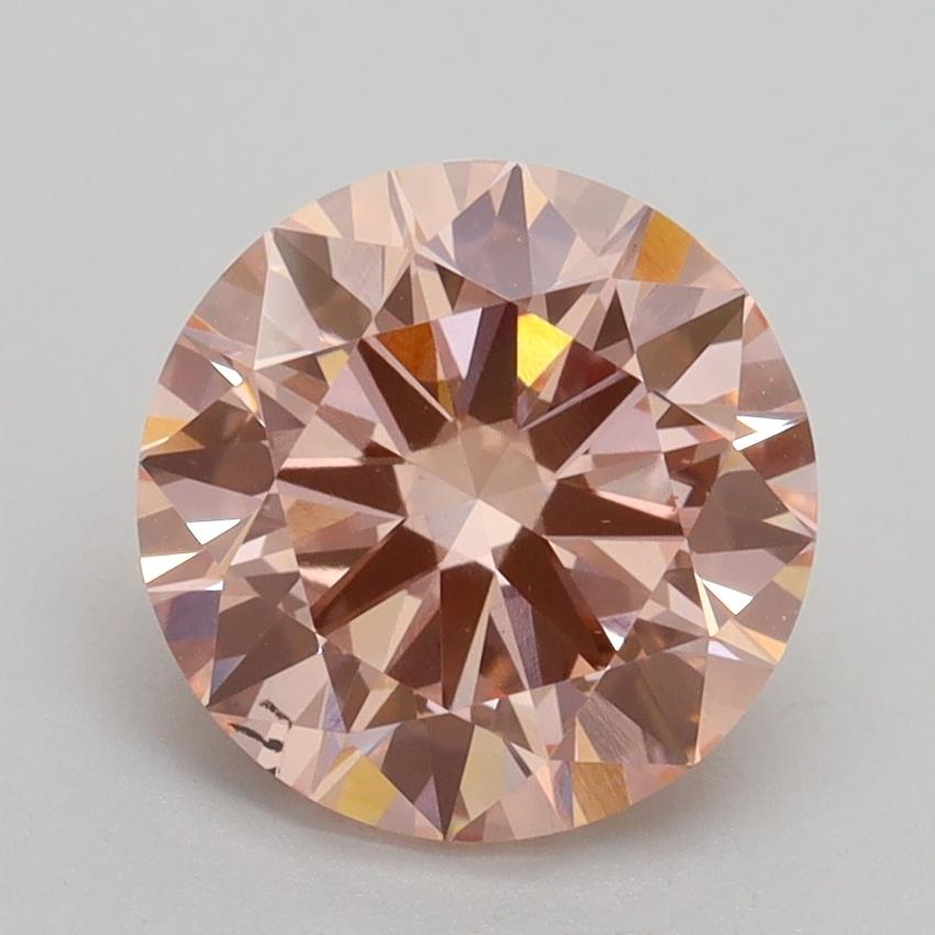 2.30 Ct. Fancy Intense Pink Round Lab Grown Diamond