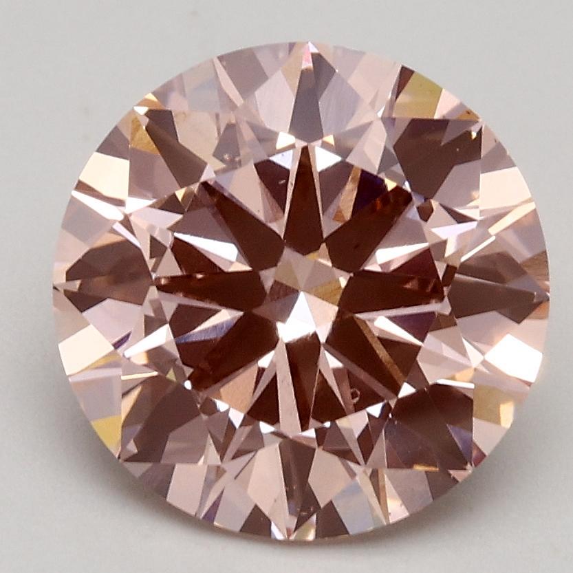 2.34 Ct. Fancy Intense Pink Round Lab Grown Diamond
