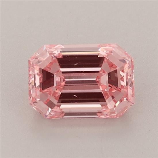 0.95 Ct. Fancy Vivid Pink Emerald Lab Grown Diamond