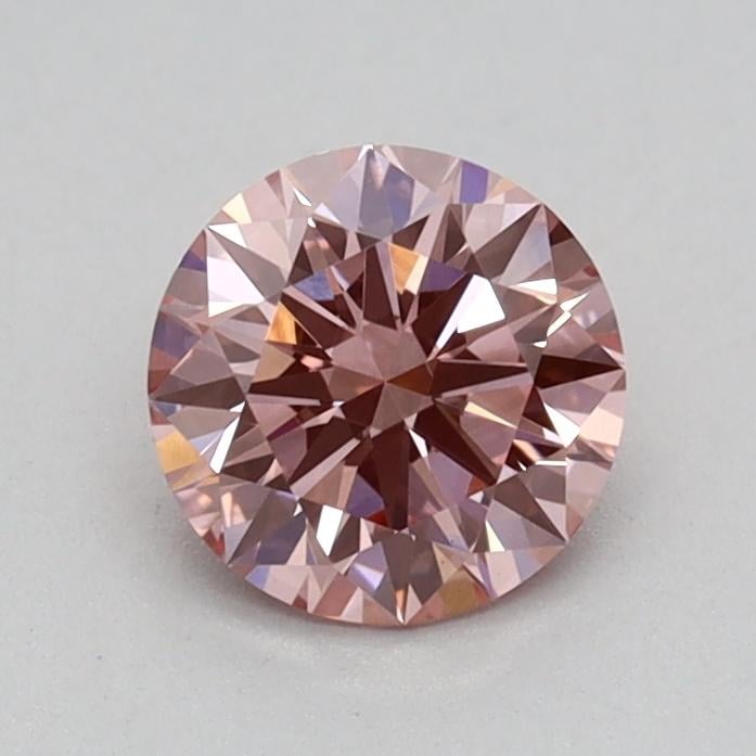 0.53 Ct. Fancy Intense Pink Round Lab Grown Diamond