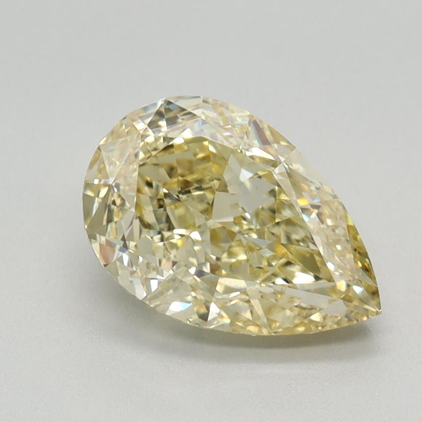 1.68 Ct. Fancy Intense Yellow Pear Lab Grown Diamond
