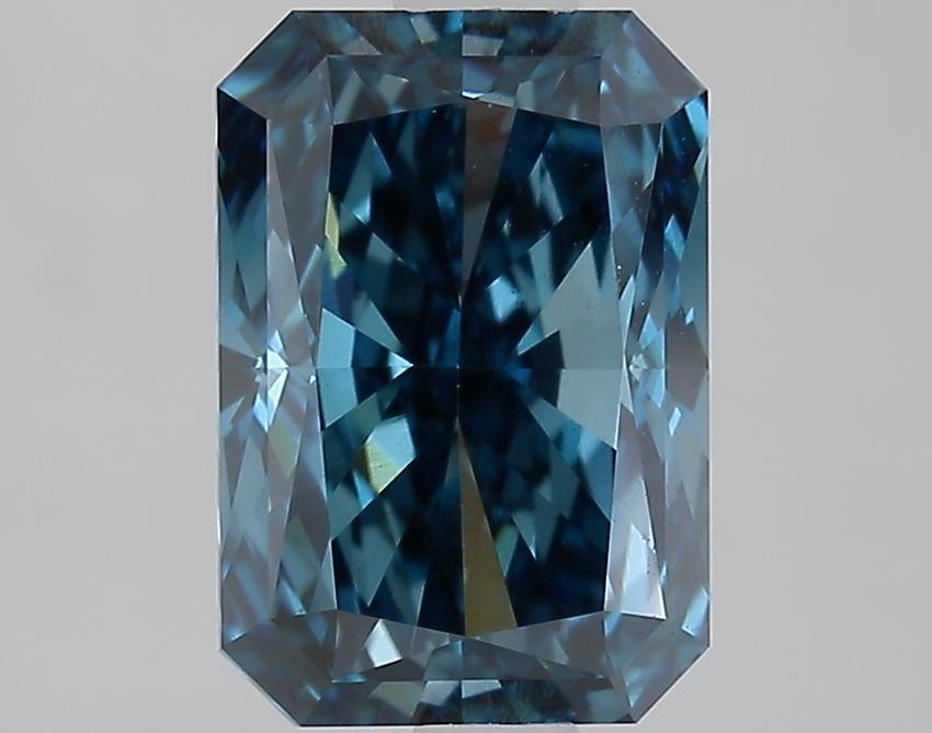 2.09 Ct. Fancy Vivid Blue Radiant Lab Grown Diamond