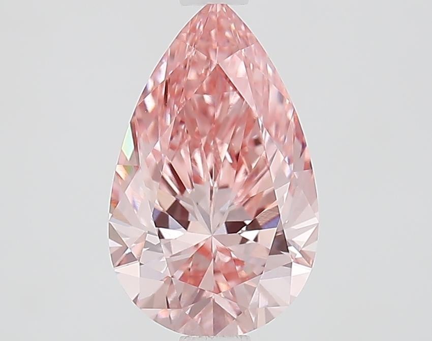 1.62 Ct. Fancy Vivid Pink Pear Lab Grown Diamond