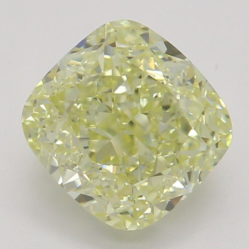 1.24 Ct. Fancy Light Yellow Cushion Diamond